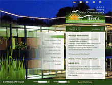 Tablet Screenshot of naturcaravanpark-tisens.com